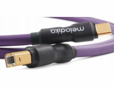 Melodika MDUCB15 Fialový USB kábel USB kábel typu CB vr. pre DAC/zariadenie lekárske / plotre - 1,5m