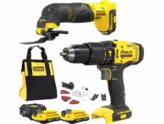 Súprava elektrického náradia Stanley STANLEY SET V20 SFMCK213D2S (SFMCD711 + SFMCE500) BRAŠŇA 2x2,0Ah