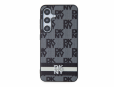 DKNY Púzdro Dkny Dkhcs24Mpcptssk S24+ S926 Pevné púzdro kožené kockovaný mono vzor a potlačené pruhy