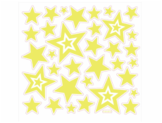 Svietiace samolepky na stenu - Hviezdy