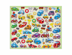 Veľké omaľovánky so samolepkami DOPRAVNÉ PROSTRIEDKY