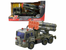 Vojenské auto s raketami 1:16