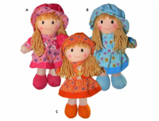 Bábika handrová 20cm - 3 druhy Bábika handrová 20cm - 3 druhy