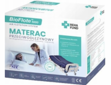 Matrac BioFlote 5000 proti preležaninám pre III. stupeň preležanín do 160 kg modrá
