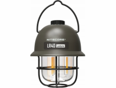 Zelená kempingová lampa Nitecore LR40 -100 lúmenov