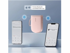 Niimbot Tlačiareň štítkov D11-H Smart, ružová + rolka štítkov 160 ks