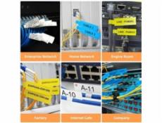 Niimbot štítky na káble T 25x76mm 200ks Červené pre B21, B21S, B3, B1S