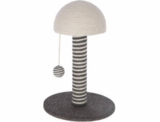 KERBL Funghi Grey and White s loptičkou - škrabadlo pre mačky - 42 cm