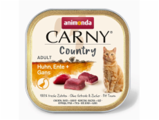 ANIMONDA Carny Country kura, kačica + hus - mokré krmivo pre mačky - 100 g