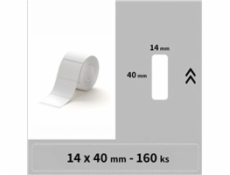 Niimbot štítky RP 14x40mm 160ks Biele pre D11, D11-M, D110, D110-H