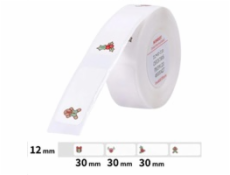 Niimbot štítky T 12x30mm 210ks Vianoce pre D11, D11-M, D110, D110-H