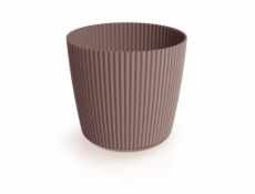 Kvetináč Prosperplast MILLY ROUND marsala 23,6 cm
