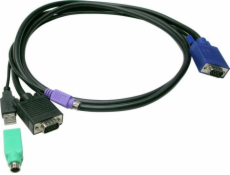 LevelOne KVM kabel ACC-3201 USB+PS/2 1,80 m