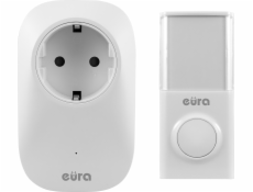 Eura WDP-91H2 SOUL bezdrátový zvonek se zásuvkou ~230V - bezbateriový, rozšiřitelný, schuko