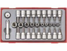 Včetně nástrčných klíčů Teng Tools TTTX30 TX, se stopkou 1/4  a 3/8 , 30 kusů (102140100)
