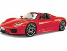 Bburago Porsche 918 Spyder Red 1:24