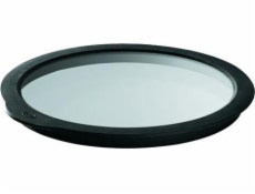 Rosle víko na čerstvé potraviny 16 cm sklo/silikon transparentní/černé