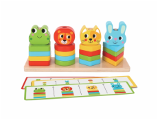 BABU - Dřevěná edukativní hra zvířátka