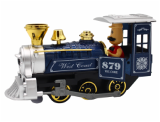 Kovová Lokomotiva se zvukem a světlem