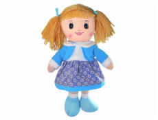 Panenka hadrová 30 cm modré šatičky Panenka hadrová 30 cm modré šatičky