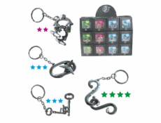 Klíčenka hlavolam - více druhů