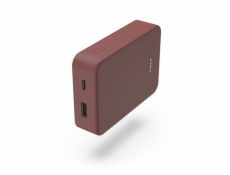 Hama Colour 10, powerbanka 10000 mAh, 3 A, výstup: USB-C, USB-A, červená
