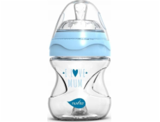 Nuvita , antikoliková modrá skleněná lahvička, 140 ml