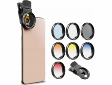 Apexel Filter Set 7v1 Apexel Filters Cpl filtr Nd32 Star Half Filter pro telefon / smartphone / Apl-52uv-7g