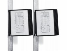SichttafelwandhalterVarioMagnetWall 10 Sichtt. schw SichttafelwandhalterVarioMagnetWall 10 Sichtt. schw