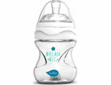 Nuvita , antikoliková skleněná lahvička, bílá, 140 ml