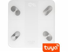 Elektronická kúpeľňová váha Adler AD 8186 biela