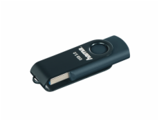 Hama USB 3.0 Flash Drive Rotate, 32 GB, 70 MB/s, petrolejová modrá