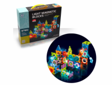 Kuličková dráha - magnetická, svítící stavebnice 75 ks Kuličková dráha - magnetická, svítící stavebnice 75 ks