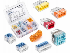 Simet Sada 80 ks. rychlospojky pro lana a dráty SCL2, SCL3, SCL5, SCP2, SCP3, SCP4, SCP6, SCS2 organizér Simet Ideal Combo3 88000903