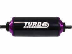 TurboWorks palivový filtr 8,6 mm černý