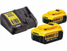 Dewalt  CHARGER DCB1104 +2x4,0Ah DCB1104M2