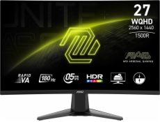MSI MAG 27CQ6F počítačový monitor 68,6 cm (27") 2560 x 1440 px Quad HD LCD Čierna