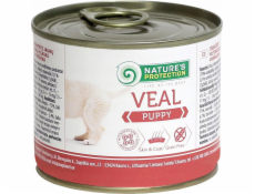 NATURE S OCHRANA Puppy Telecí - mokré krmivo pro štěňata - 200 g