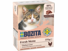 BOZITA Fresh Menu Chicken liver in gravy - mokré krmivo pre mačky - 370g