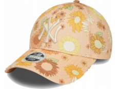 New Era  9FORTY New York Yankees květinová celopotisková čepice 60435003 oranžová OSFM
