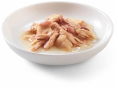 SCHESIR Tuňák s lososem v omáčce - mokré krmivo pro kočky - 70g