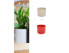 Keramický hrniec DOMOLETTI WALEC STRUCTUR, O28 cm, hnedý