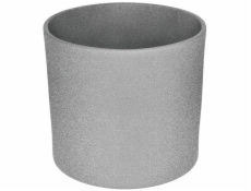 Keramický hrniec DOMOLETTI WALEC STRUCTUR, O28 cm, sivý