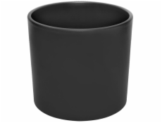 Ceram hrniec DOMOLETTI WALEC STRUCUTR, O28 cm, mat. Čierna