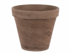 Hrniec DOMOLETTI BASALT, keramika, O 100 mm, tmavo hnedý