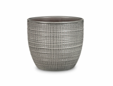 Hrniec Scheurich 58646, keramika, O 25 cm, sivý