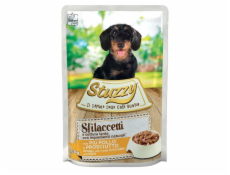 STUZZY Sfilaccetti Kuře se šunkou - mokré krmivo pro psy - 100g