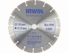 Irwin DIAMANTOVÝ DISK IRWIN 230 mm x 22,23 mm / SEGMENTOVANÝ na beton, cihly, žulu a mramor
