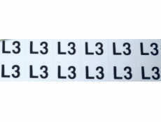Ergom Samolepící cedule ZS D12 / L3 16 x 11,5 mm (E04ZP-02030400700)