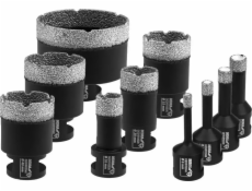 Dedra VB diamantová korunka sada 6,8,10,12,20,28,35,40,45,68mm